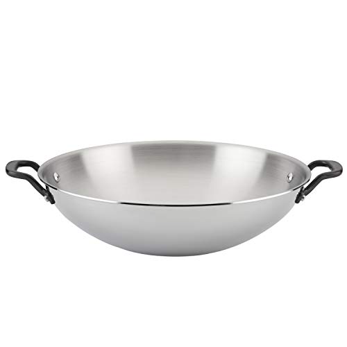 Large Wok Flat Bottom 15 Inch