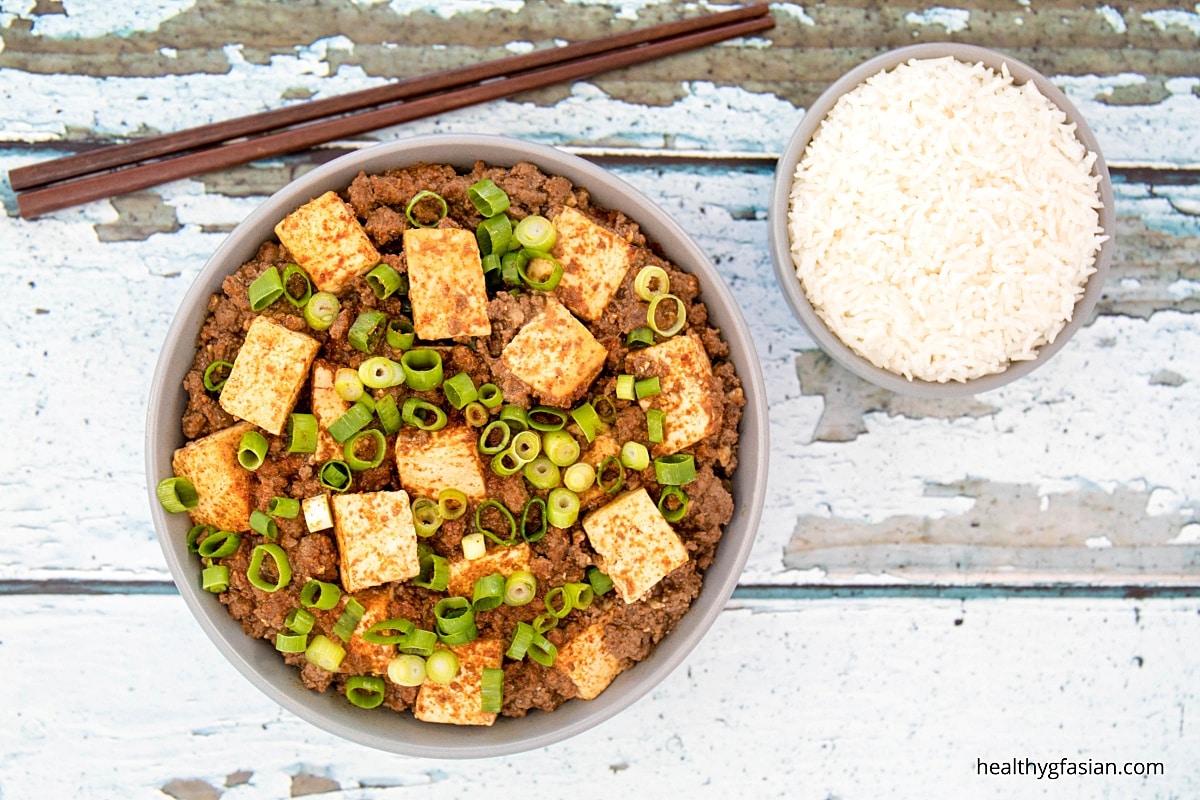 Mapo Tofu (Grandma's Tofu) Gluten Free