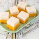 Pumpkin and Coconut Layered Cake (Kuih Talam) Gluten Free