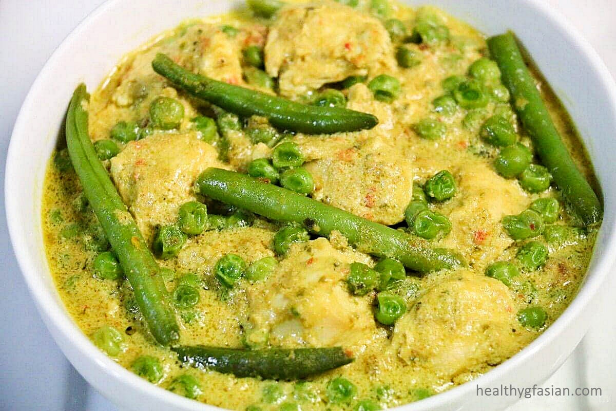 Thai Green Curry Chicken Gluten Free